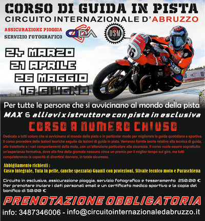 Corso guida in pista